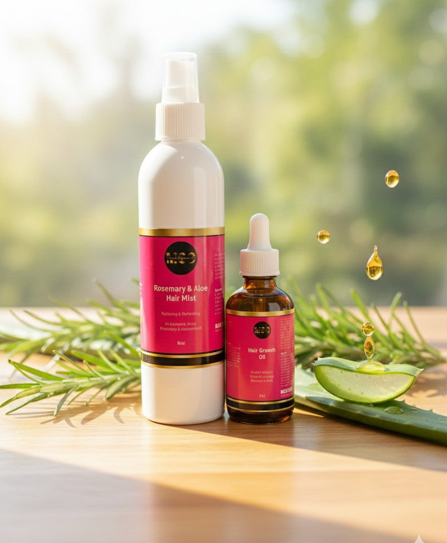 Rosemary Aloe Hair mist & mini Herbal Rapid hair growth oil