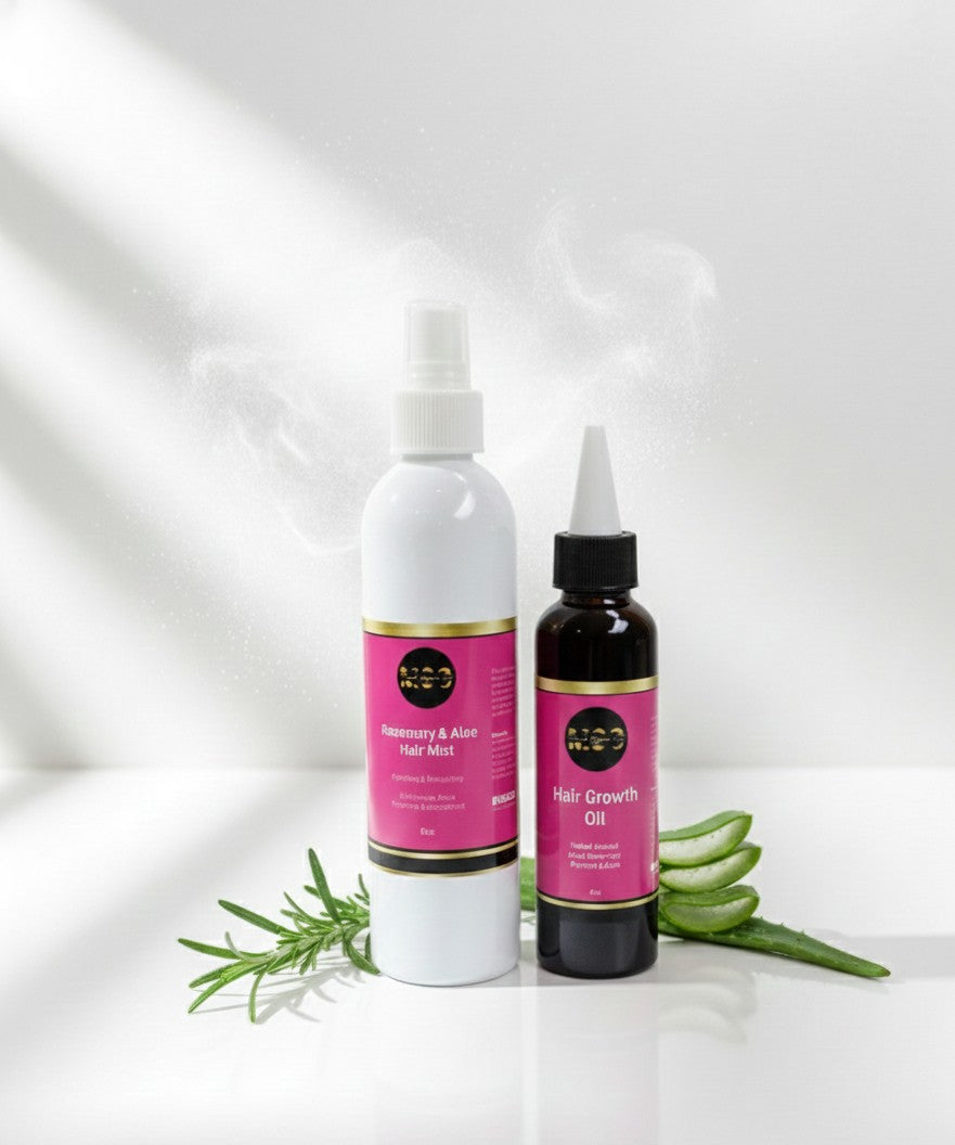 Rosemary Aloe Hair Mist & Herbal Rapid Hair Growth Oil